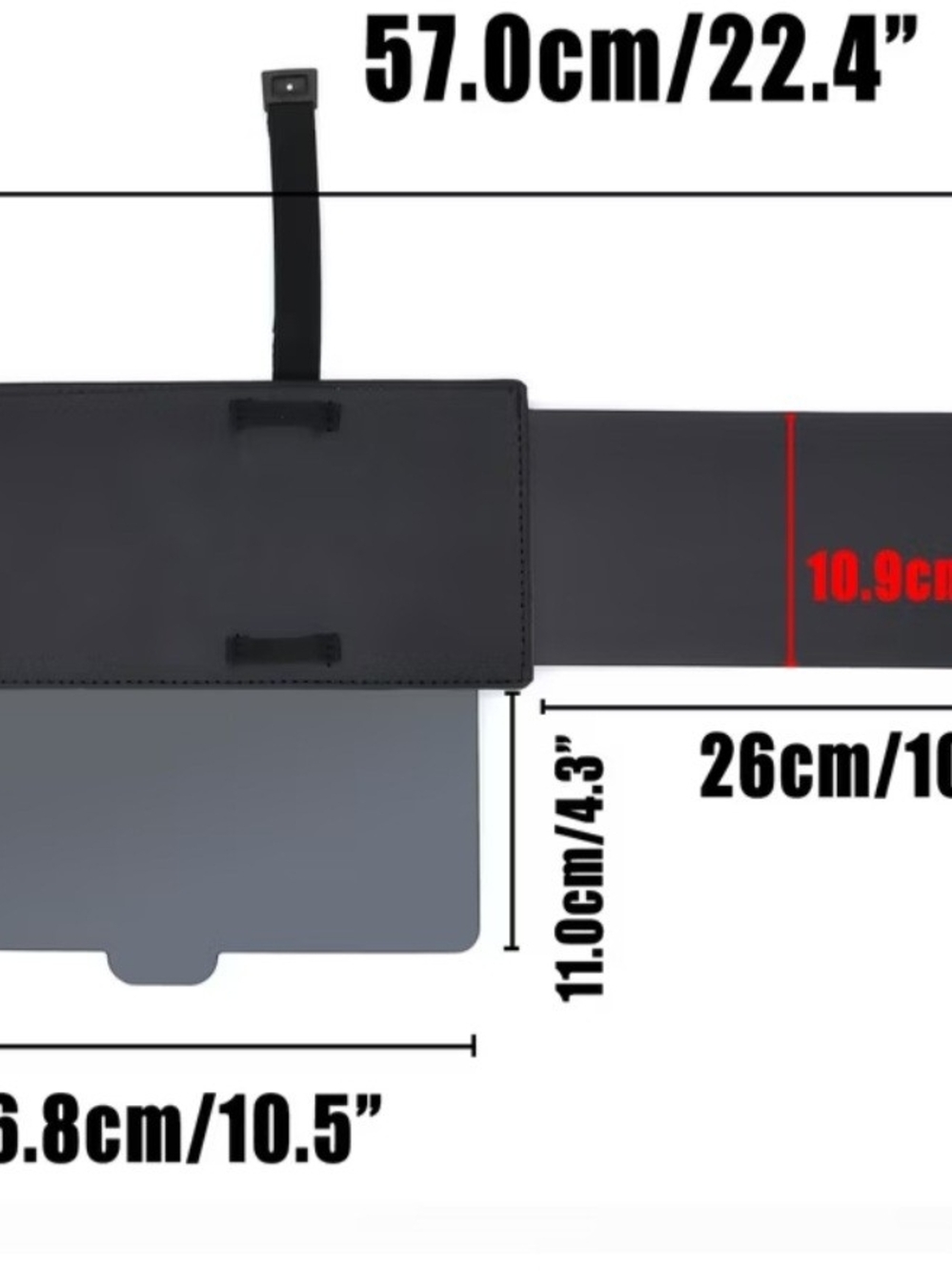Car Sun Visor Extender Anti-Glare Universal Shield